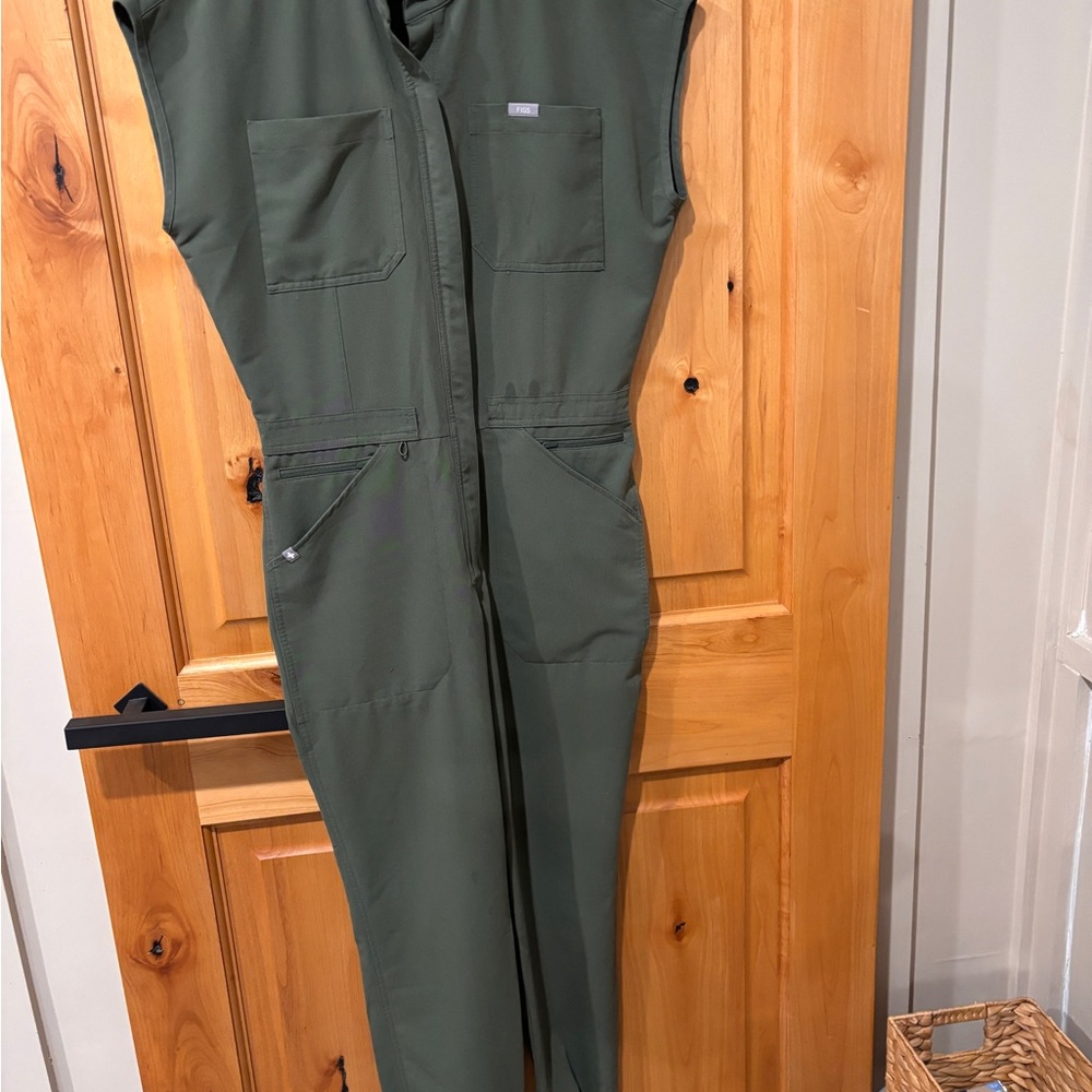 Figs Olive Utility Jumpsuit - Picture 5 of 5